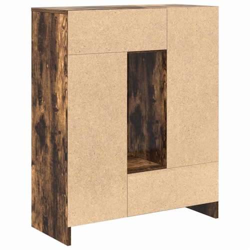 Komoda s ladicama i vratima dimljeni hrast 73x31x90 cm - Dimljeni hrast 1 Cijena