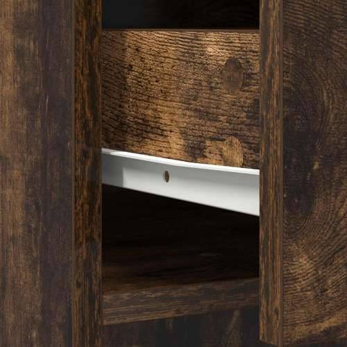 Komoda s ladicama i vratima dimljeni hrast 73x31x90 cm - Dimljeni hrast 1 Cijena
