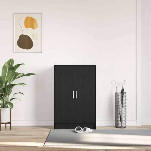 Ormarić za cipele crni hrast 60 x 35 x 92 cm od iverice - Crni hrast 60 x 35 x 92 cm 1 shoe cabinet with door Cijena