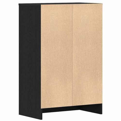 Ormarić za cipele crni hrast 60 x 35 x 92 cm od iverice - Crni hrast 60 x 35 x 92 cm 1 shoe cabinet with door Cijena