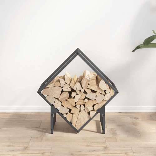 Stalak za drva antracit 50x25x50 cm hladno valjani čelik - Antracit 50 x 25 x 50 cm Cijena
