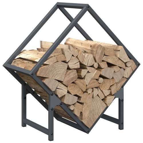 Stalak za drva antracit 50x25x50 cm hladno valjani čelik - Antracit 50 x 25 x 50 cm Cijena