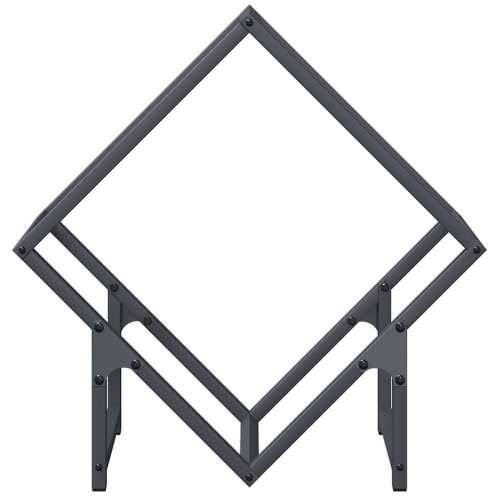 Stalak za drva antracit 50x25x50 cm hladno valjani čelik - Antracit 50 x 25 x 50 cm Cijena