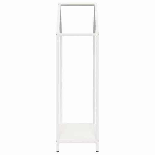 Stalak za drva bijeli 40x25x90 cm hladno valjani čelik - Bijela 40 x 25 x 90 cm Cijena