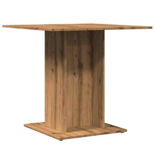 Blagovaonski stol Artisan hrast 80x80x75 cm izrađeno drvo - hrast artisan 1 Cijena