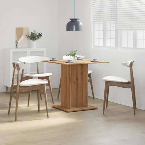 Blagovaonski stol Artisan hrast 80x80x75 cm izrađeno drvo - hrast artisan 1 Cijena