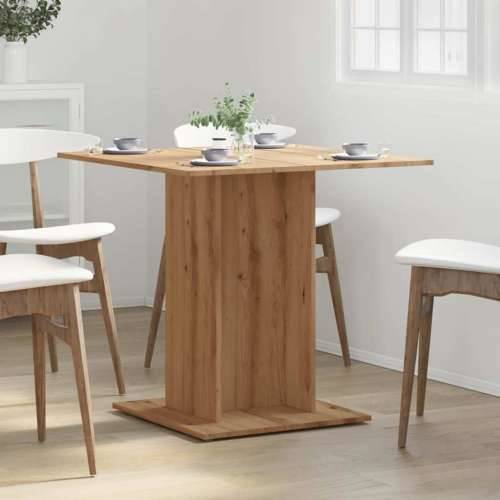 Blagovaonski stol Artisan hrast 80x80x75 cm izrađeno drvo - hrast artisan 1 Cijena