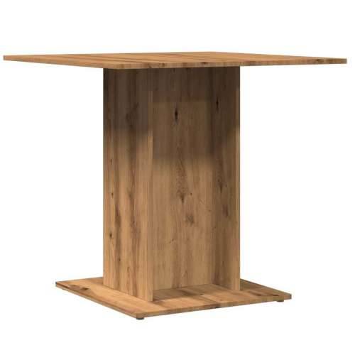 Blagovaonski stol Artisan hrast 80x80x75 cm izrađeno drvo - hrast artisan 1 Cijena