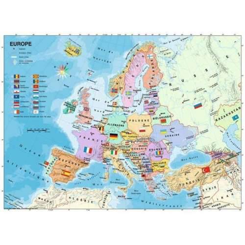 Puzzle Ravensburger Carte d’Europe Cijena