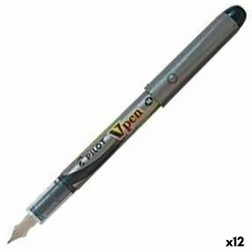 Olovka s tekućom tintom Pilot V Pen za jednokratnu upotrebu Olovka za kaligrafiju Crna Čelik 0,4 mm (12 kom.) Cijena
