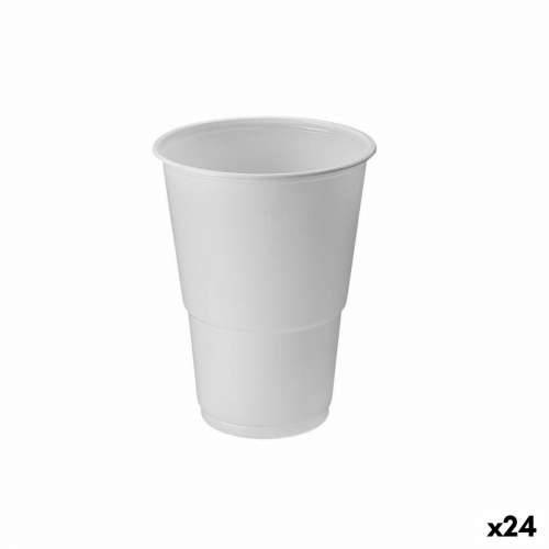 Set čaša za višekratnu upotrebu Algon Plastika Bijela 15 Dijelovi 330 ml (24 kom.) Cijena