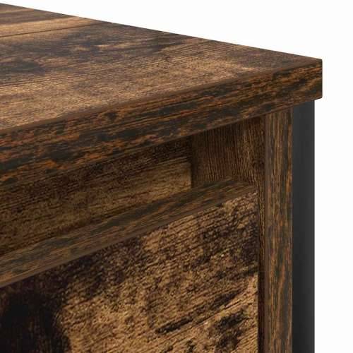 Ormarić za Lavabo - Umivaonik s ladicama dimljeni hrast 90x34,5x60 cm Cijena
