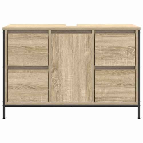 Ormarić za Lavabo - Umivaonik s ladicama sonoma hrast 90x34,5x60 cm Cijena