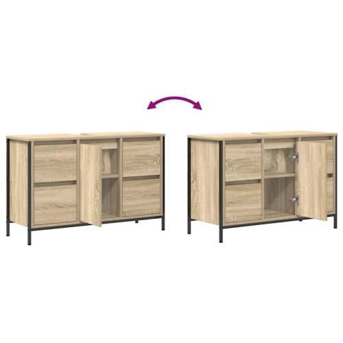 Ormarić za Lavabo - Umivaonik s ladicama sonoma hrast 90x34,5x60 cm Cijena