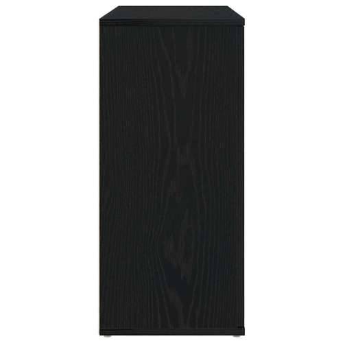 Komoda crni hrast 91x29,5x65 cm konstruirano drvo - Crni hrast 1 Cijena
