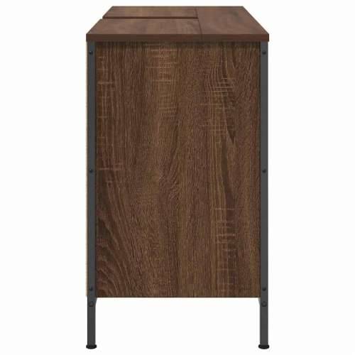 Ormarić za Lavabo - Umivaonik s ladicama smeđi hrast 90x34,5x60 cm Cijena
