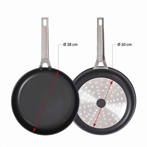 Tava Valira 4667/25 Crna Črna/Srebrna Metal Nehrđajući Čelik Aluminij Cijena