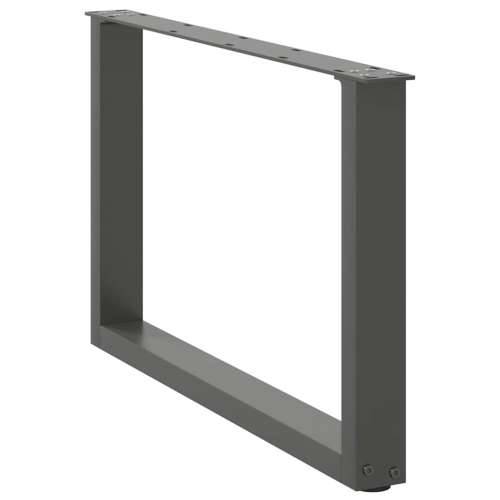 Noge za klub stolić U-oblik 2 kom antracit 60 x (42-43) cm čelik - Antracit 60 x (42-43) cm 2 1 Cijena