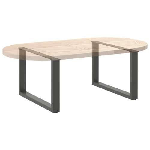 Noge za klub stolić U-oblik 2 kom antracit 60 x (42-43) cm čelik - Antracit 60 x (42-43) cm 2 1 Cijena
