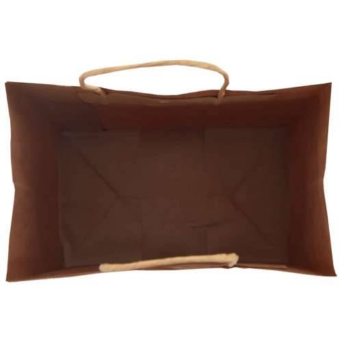 Papirnate vrećice 50 kom s ručkama crne 26x17x25 cm - Crna 26 x 17 x 25 cm 50 Cijena