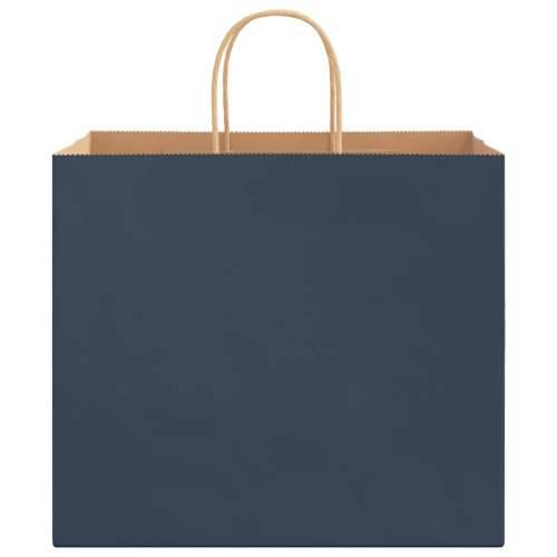 Papirnate vrećice 250 kom s ručkama plave 32x22x28 cm - Plava 32 x 22 x 28 cm 250 Cijena