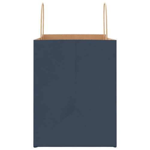 Papirnate vrećice 250 kom s ručkama plave 32x22x28 cm - Plava 32 x 22 x 28 cm 250 Cijena
