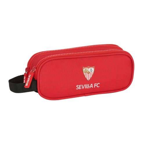 Dvostruka pernica Sevilla Fútbol Club Crna Crvena 21 x 8 x 6 cm Cijena