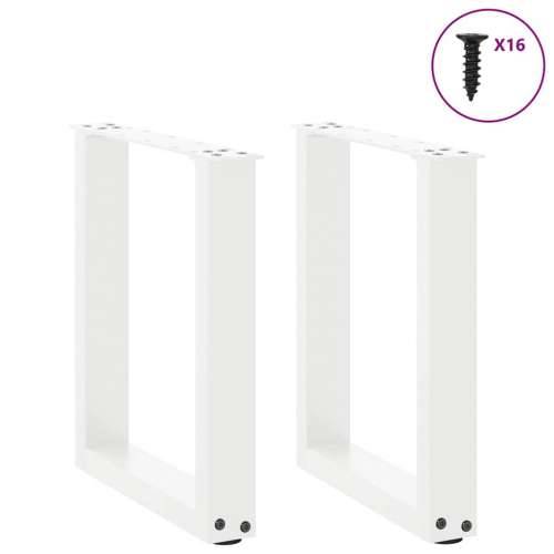 Noge za klub stolić U-oblik 2 kom Bijele 28 x (42-43) cm Čelik - Bijela 28 x (42-43) cm 2 1 Cijena