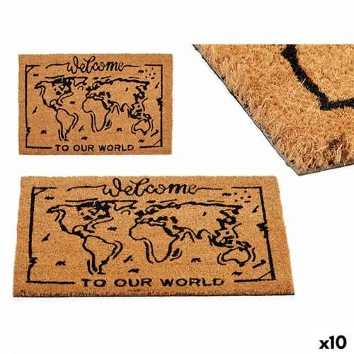 Prostirač World Otisnuto PVC Kokosova vlakna 40 x 2 x 60 cm (10 kom.) Cijena