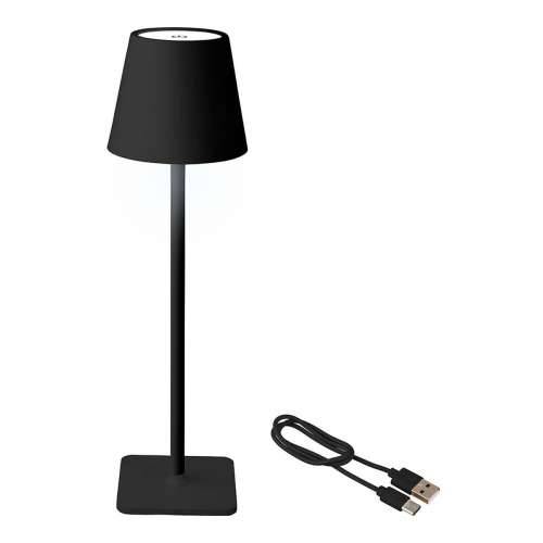 Stolna LED Svjetiljka Lumineo 894376 Crna Metal 17 cm Punjivo Cijena