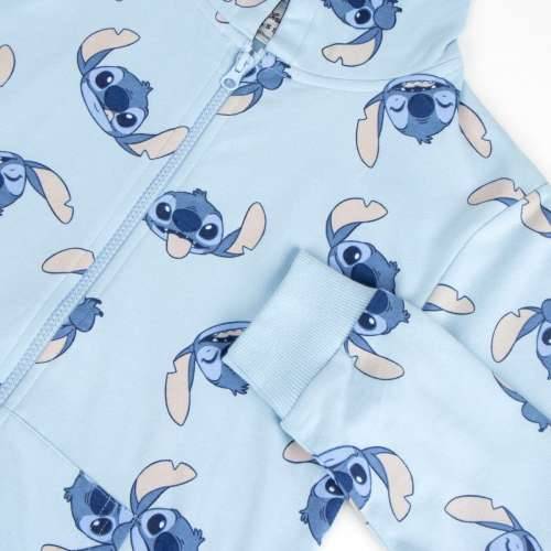 Gornji Dio Trenirke s Kapuljačom za Djevojčice Stitch Svetlo Plava Cijena