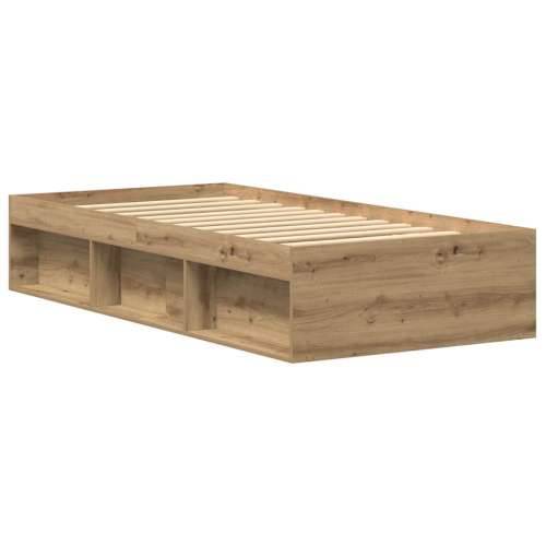 Okvir kreveta bez madraca boja hrasta artisan 75x190 cm - hrast artisan 75 x 190 cm Cijena