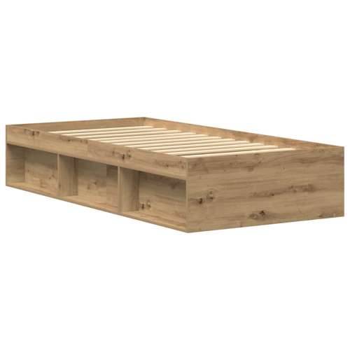 Okvir kreveta bez madraca boja hrasta artisan 75x190 cm - hrast artisan 75 x 190 cm Cijena