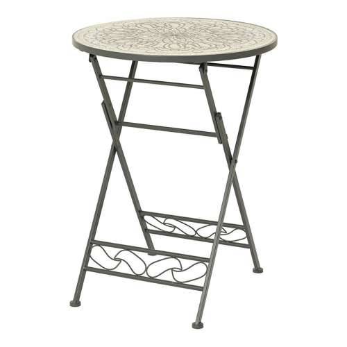 Stol Bistro 899263 Crna Željezo Ø 60 x 76 cm Cijena