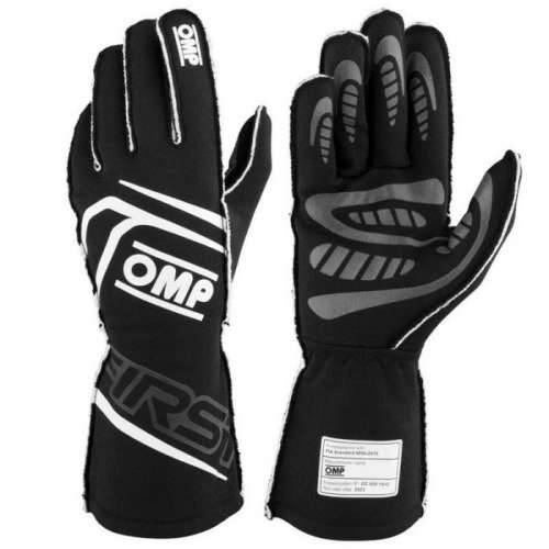 Karting Gloves OMP MY2025 Crna FIA 8856-2018 Cijena