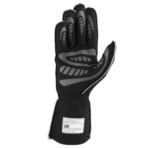 Karting Gloves OMP MY2025 Rumena Crna FIA 8856-2018 Cijena
