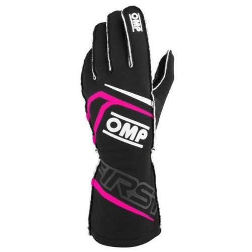 Karting Gloves OMP MY2025 Crna Fuksija FIA 8856-2018 Cijena