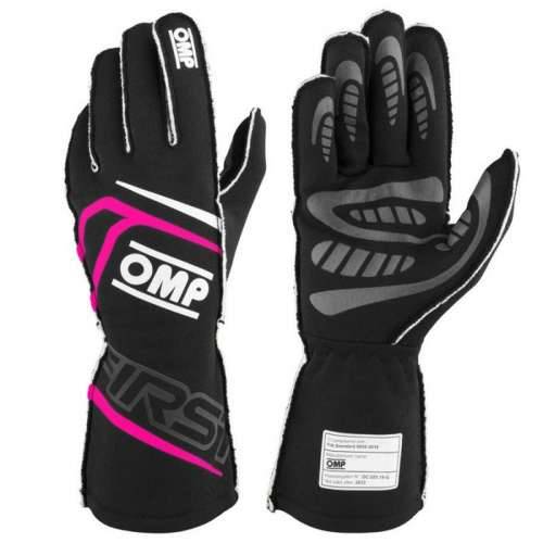 Karting Gloves OMP MY2025 Crna Fuksija FIA 8856-2018 Cijena