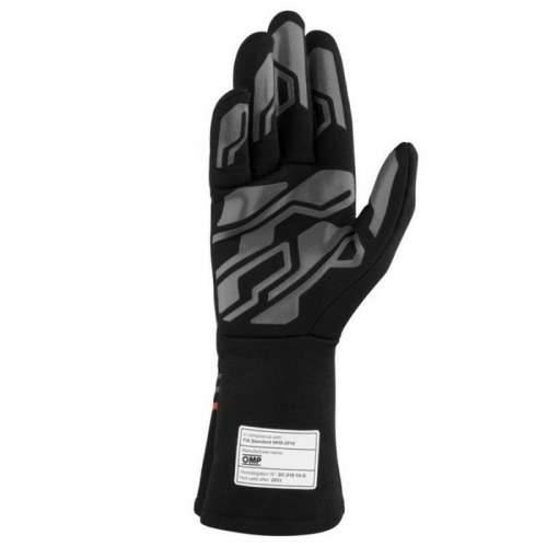 Karting Gloves OMP MY2025 Crna Crvena FIA 8856-2018 Cijena