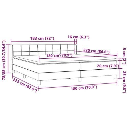 Box Spring krevet s madracem ružičasti 180x220 cm samt - 180 x 220 cm Blok s kvadratima Ružičasta Cijena