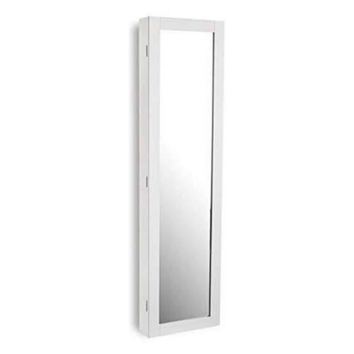 Zidno ogledalo Versa Bijela Drvo MDF Minimalistički 10 x 120 x 30 cm Cijena