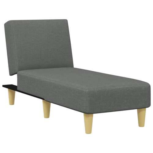 2-dijelni set sofa tamnosivi od tkanine - Tamno siva Bez naslona za ruke Cijena