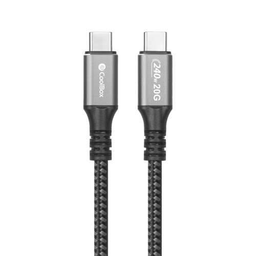 USB-C kabel CoolBox COO-CAB-UC-240W Siva 1,2 m Cijena