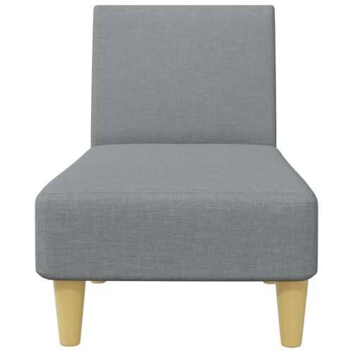 2-dijelni set sofa svjetlosivi od tkanine - Svjetlosiva Bez naslona za ruke Cijena