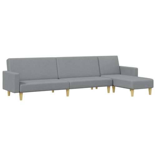 2-dijelni set sofa svjetlosivi od tkanine - Svjetlosiva S naslonom za ruke Cijena
