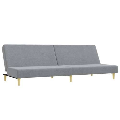 2-dijelni set sofa svjetlosivi od tkanine - Svjetlosiva S naslonom za ruke Cijena
