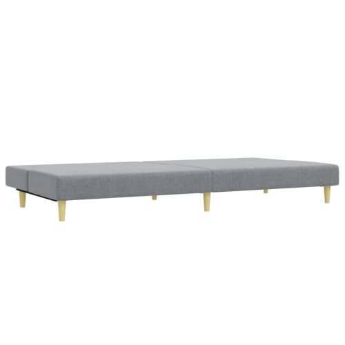 2-dijelni set sofa svjetlosivi od tkanine - Svjetlosiva S naslonom za ruke Cijena