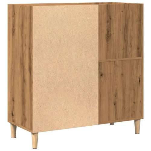 Ormarić za ploče Artisan hrast 84,5x38x89 cm izrađeno drvo Cijena