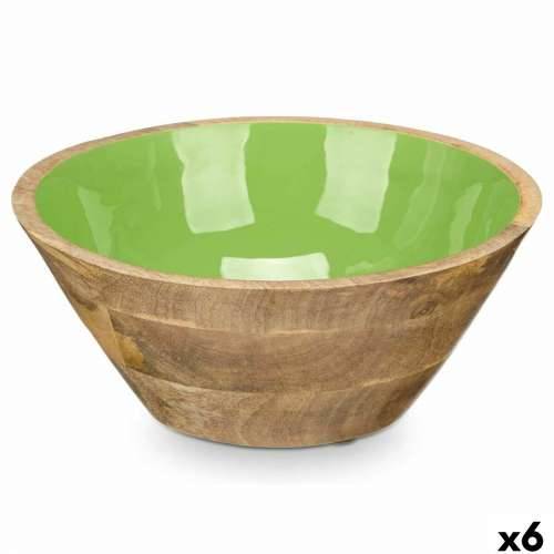 Zdjela MALI-701 G Zelena Emajl Drvo Manga 24,3 x 10,5 x 24,3 cm (6 kom.) Cijena
