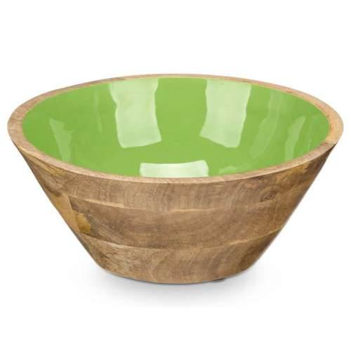 Zdjela MALI-701 G Zelena Emajl Drvo Manga 24,3 x 10,5 x 24,3 cm (6 kom.) Cijena